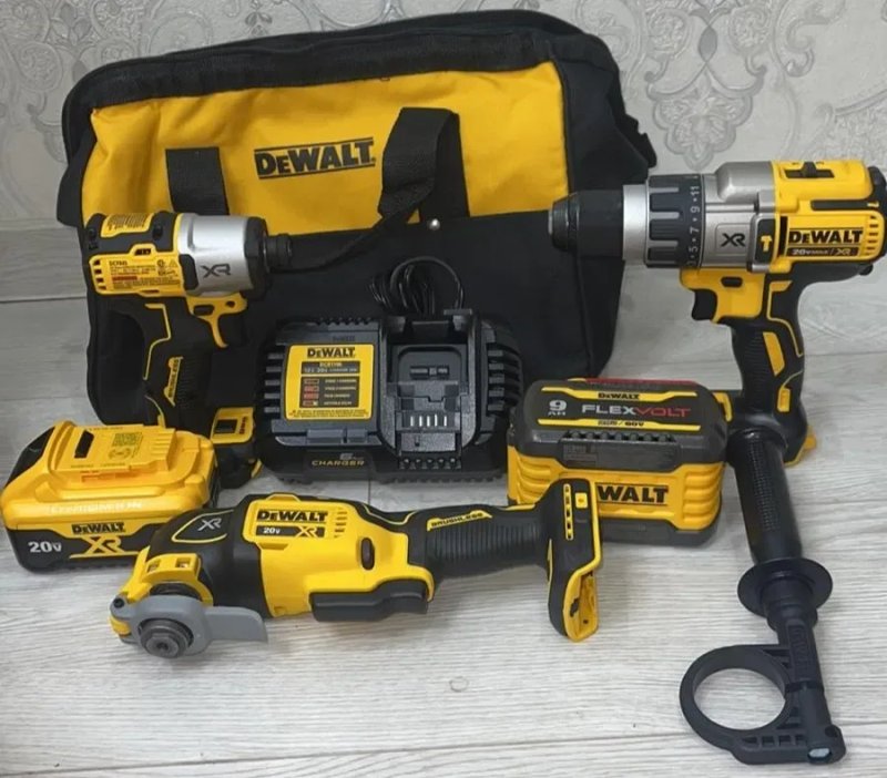 Набір DeWalt dck320R1X1, реноватор,дриль,импакт, акумулятор 9ah,6ah — фото 2