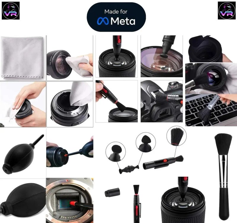 ‼️ Набір для очистки лінз 4-в-1 Meta Quest 3, PS VR2, Oculus Quest 2 — фото 3