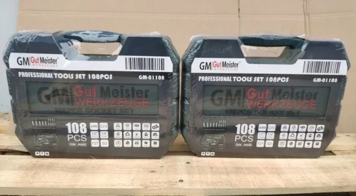 Набір інструментів Gut Meister 108шт набор инструментов ключей головок — фото 7