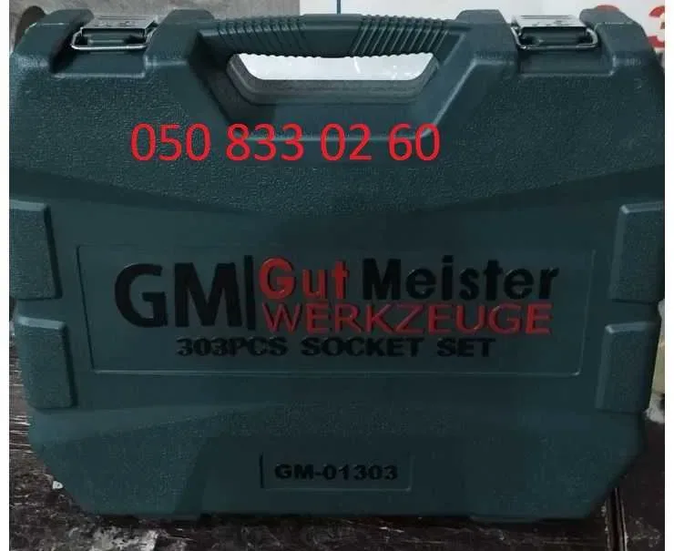 Набір інструментів Gut Meister 303шт набор инструментов GM-01303 НІмеч — фото 3