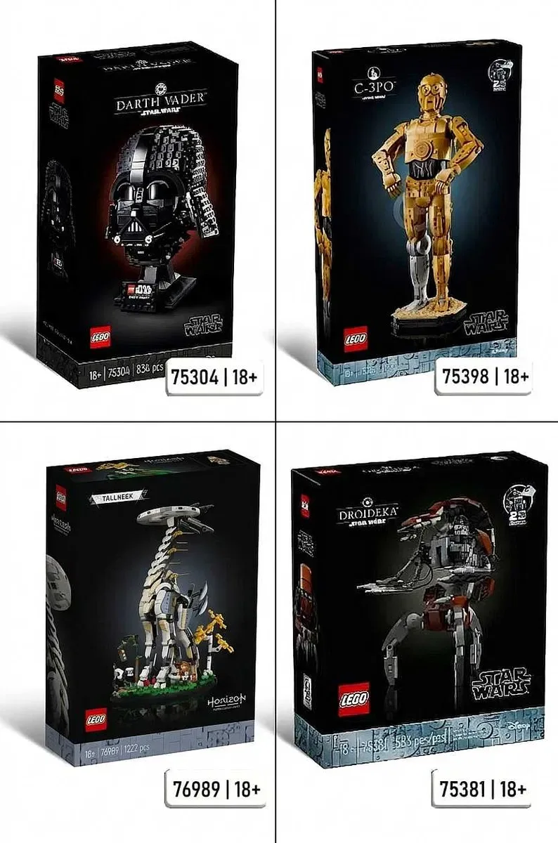21 набір | НОВІ КОЛЕКЦІЙНІ Lego 18+ / Лего 18+ для дорослих Оригінал — фото 5