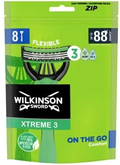 Набір однор. бритв Wilkinson Sword Xtreme3 On The Go Comfort 8 шт, USA