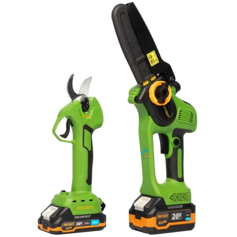 Набір Procraft PA168SET акумуляторна пила Procraft pka35 та секатор Procraft es25