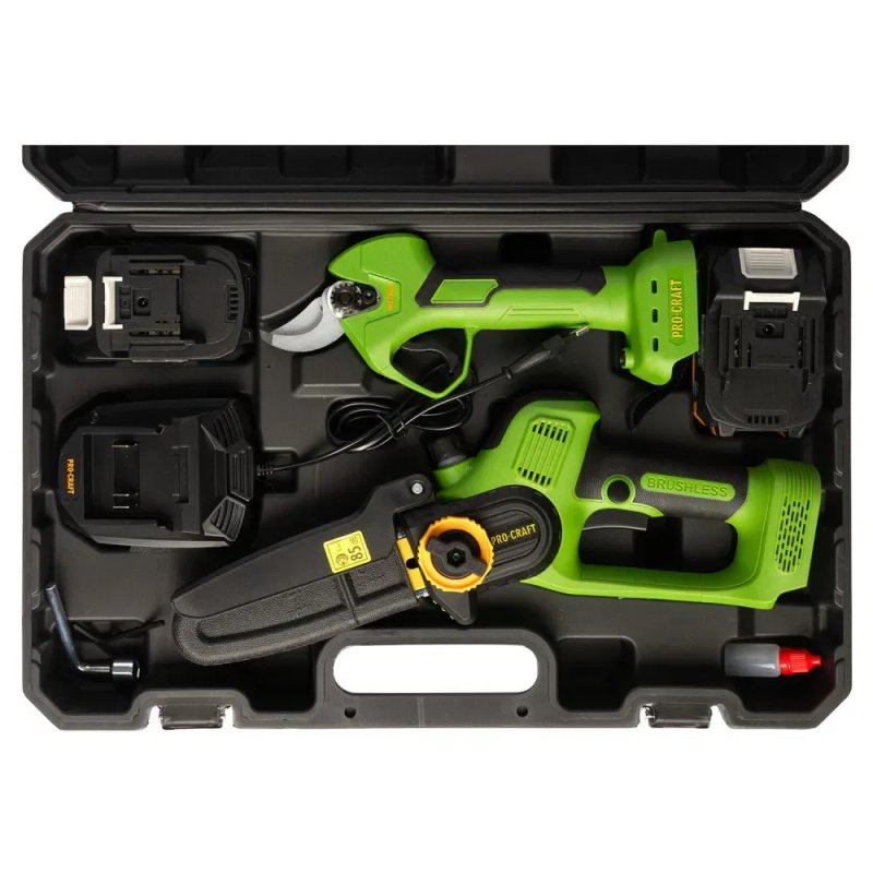 Набір Procraft PA168SET акумуляторна пила Procraft pka35 та секатор Procraft es25 — фото 3