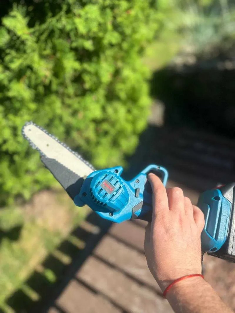 Набір секатор пилка. Пила акумуляторна + секатор акумуляторний. Makita — фото 6