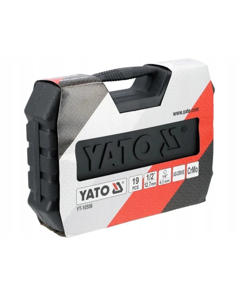 Набір ударних головок 1/2 дюйма 19 шт. YATO YT-10556 — фото 3