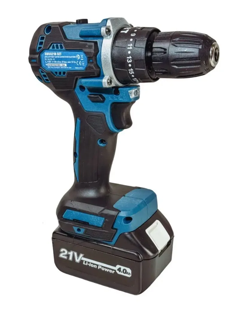 Набор 6 в 1 аккумуляторного инструмента SAKUMA BLUE CX6T 21B + 4 аккумулятор — фото 8