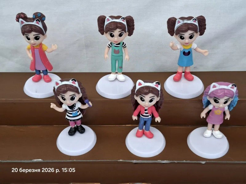 Набор фигурок 6 шт Кукольный домик Габби Гэбби Габбі Gabby dollhouse ляльковий будиночок — фото 4