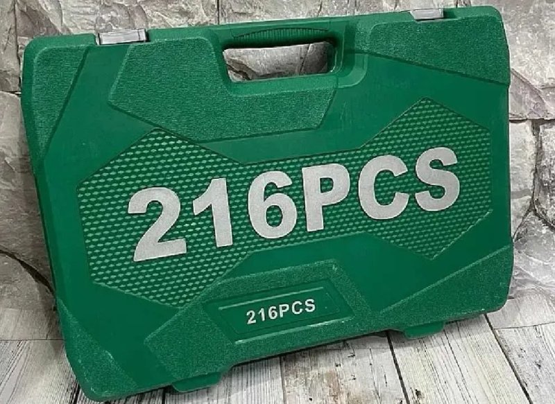 Набор головок и ключей NEW TOOLS на 216 инструментов Набір інструментів ключів головок — фото 6