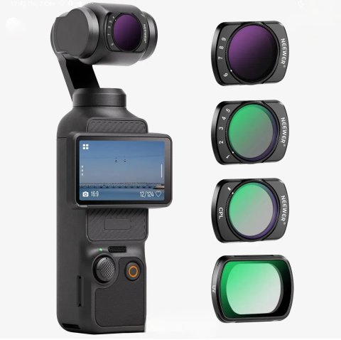 Набор качественных светофильтров для камеры DJI Osmo pocket 3 , pocket 4