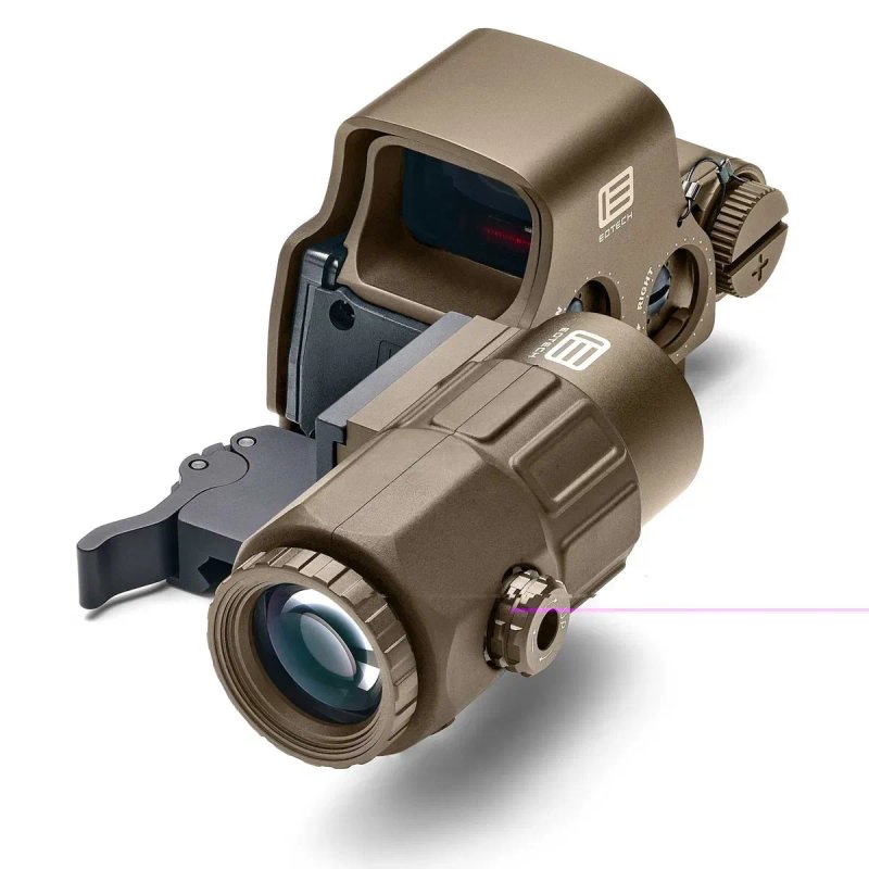 Набор Коллиматор EOTech 558 + Магнифер EOTech G33 Tan / для АК74, АР15 — фото 2