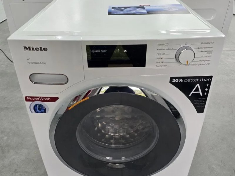 Надійна пральна машинка Miele WWG360  9 кг  укр.меню P.Wash.2022 рік — фото 6