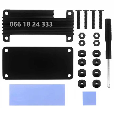 Надійний алюмінієвий корпус-радіатор для Raspberry Pi Zero / Zero 2 W