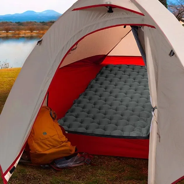 Надувний туристичний килимок Naturehike FC-10 — 195×59×6,5 см — фото 4