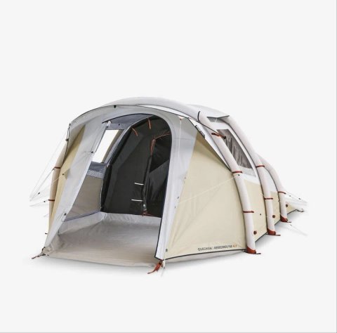 Надувний туристичний намет Quechua Air Seconds 4.1 F&B 4 ос, палатка для кемпінгу