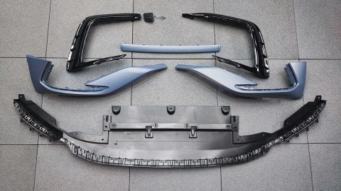 Накладка решітки бампера R-line VW Tiguan 22 23 24 Allspace молдінг