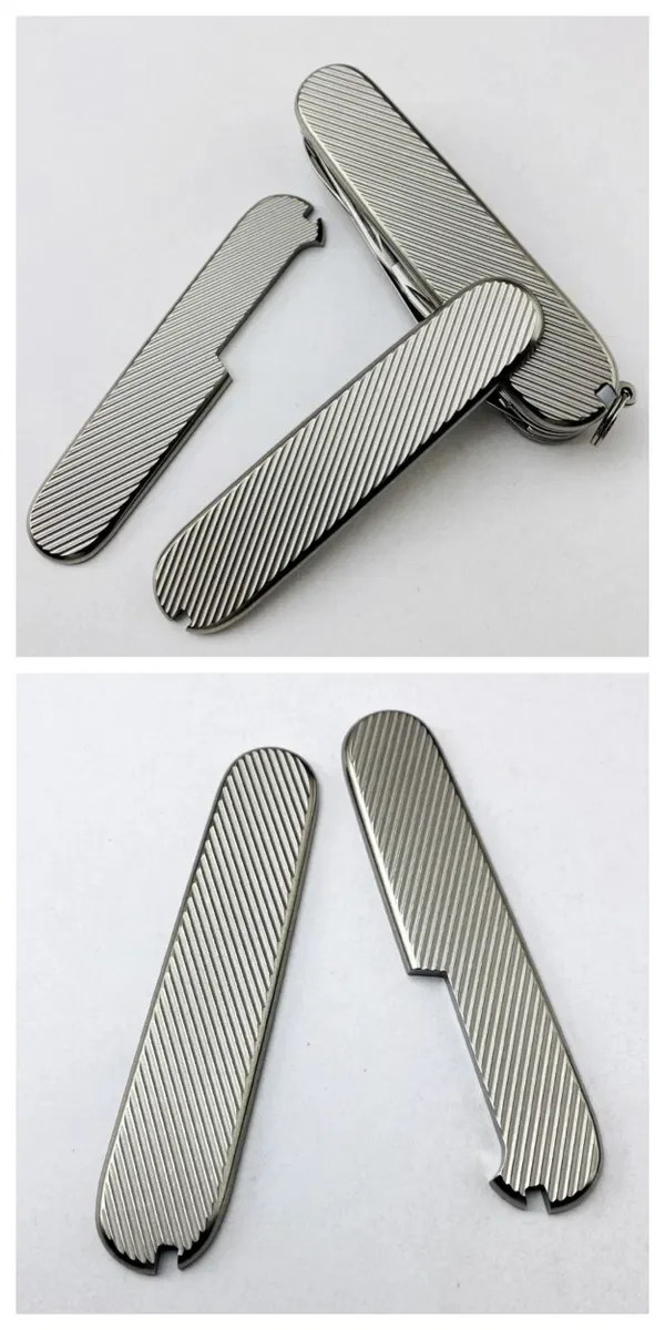 Накладки Титанові 58мм 91мм плашки на Ніж VICTORINOX — фото 6