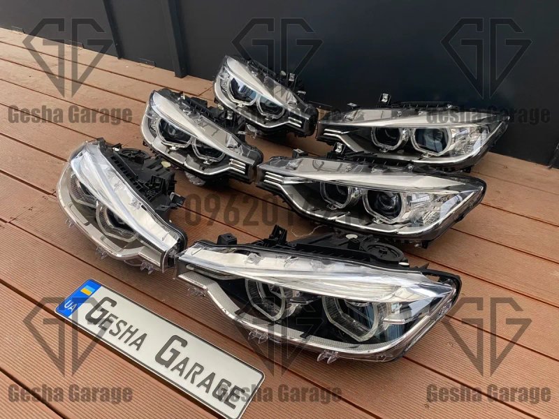 Наличие фари фары BMW БМВ 3 F30 F31 з блоками bi xenon full led рест — фото 2