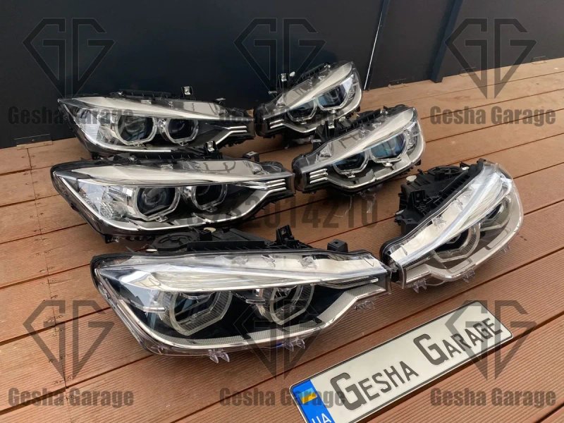 Наличие фари фары BMW БМВ 3 F30 F31 з блоками bi xenon full led рест — фото 3