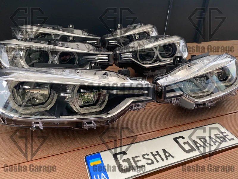 Наличие фари фары BMW БМВ 3 F30 F31 з блоками bi xenon full led рест — фото 5