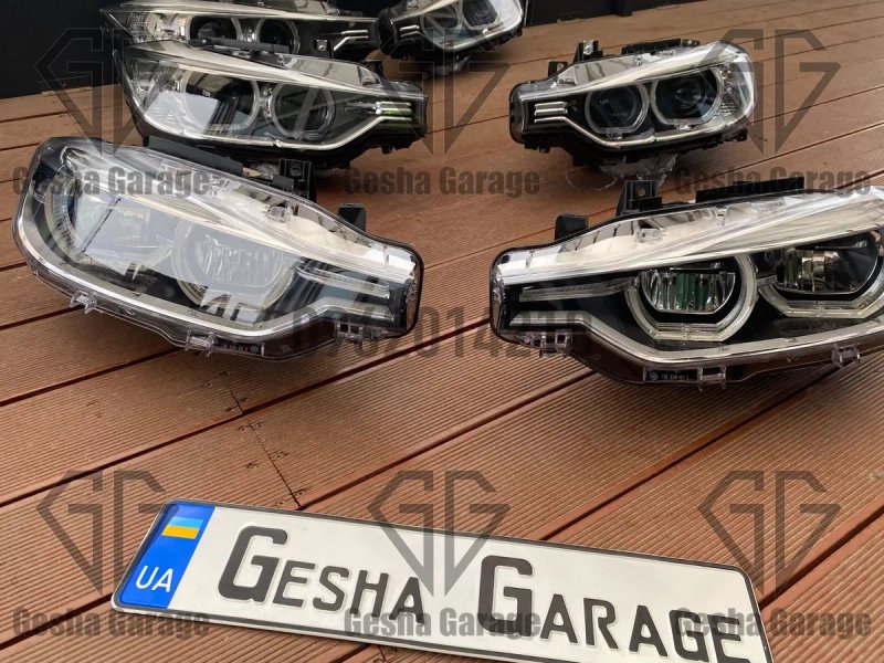 Наличие фари фары BMW БМВ 3 F30 F31 з блоками bi xenon full led рест — фото 6