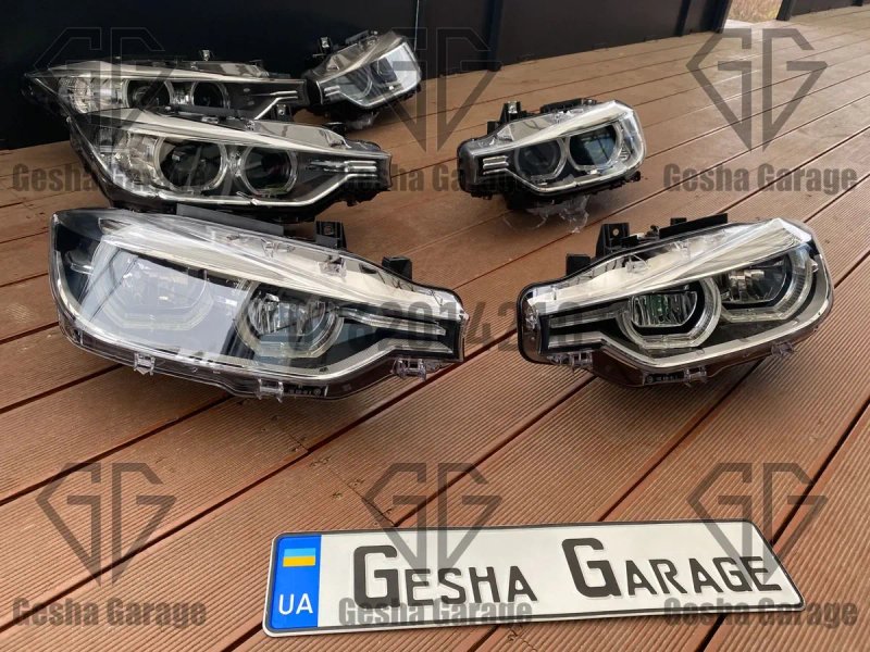 Наличие фари фары BMW БМВ 3 F30 F31 з блоками bi xenon full led рест — фото 8