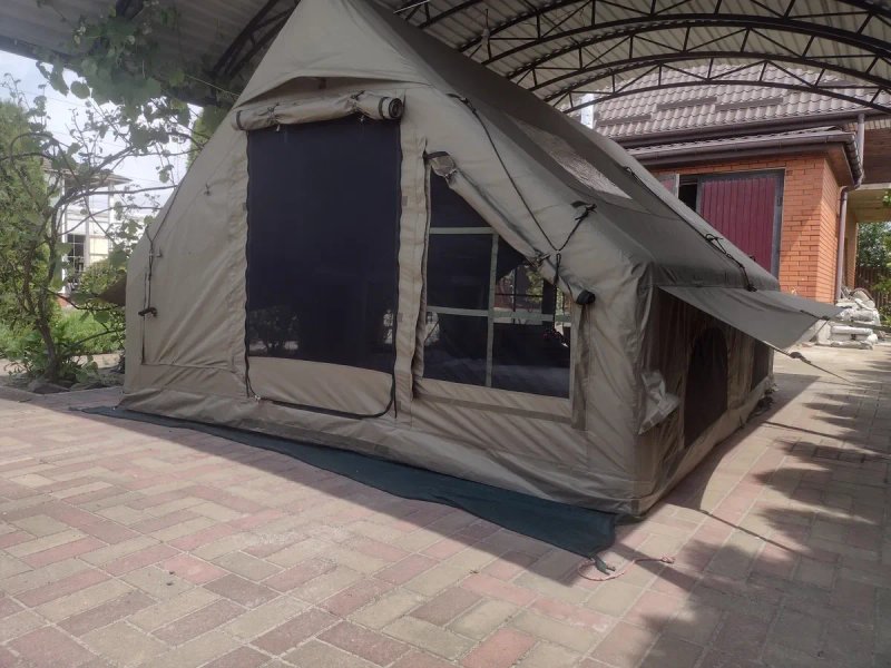Намет ,Палатка 4*3*2,2 з надувним каркасом намет в наявності — фото 4