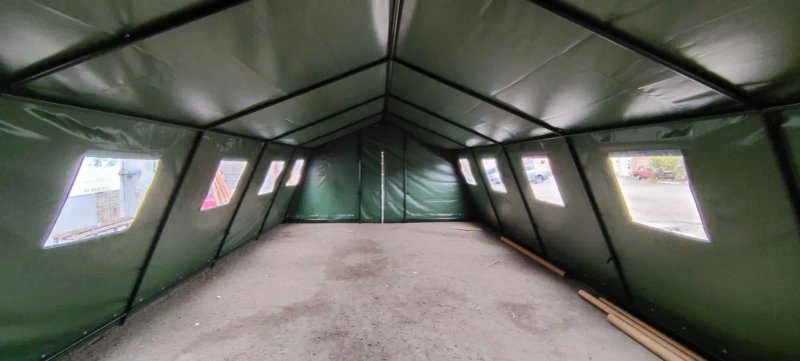 Намет/палатка каркасний тентовий військовий польовий — фото 3