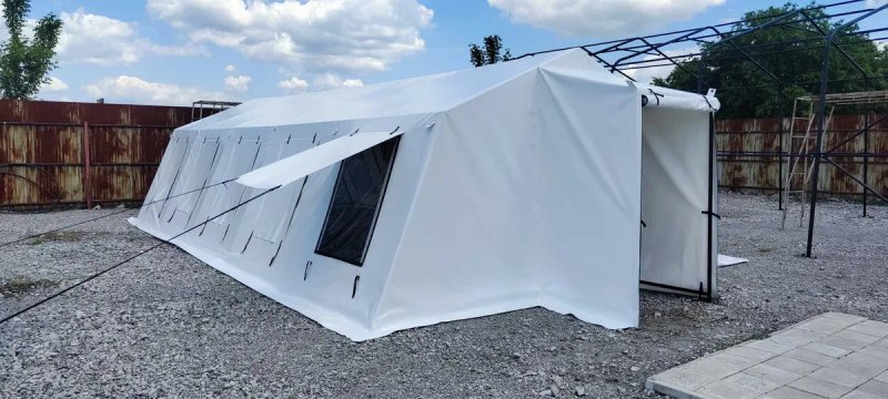 Намет/палатка польовий великий 5,5х10,2 метри. Власне виробництво — фото 4