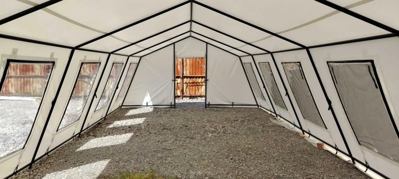 Намет/палатка польовий великий 5,5х10,2 метри. Власне виробництво — фото 5