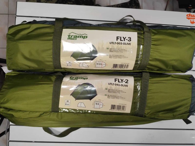 Намет Тramp Lite Fly 3 OLIVE. Водостійкість тенту - 4000 мм.в.ст — фото 8