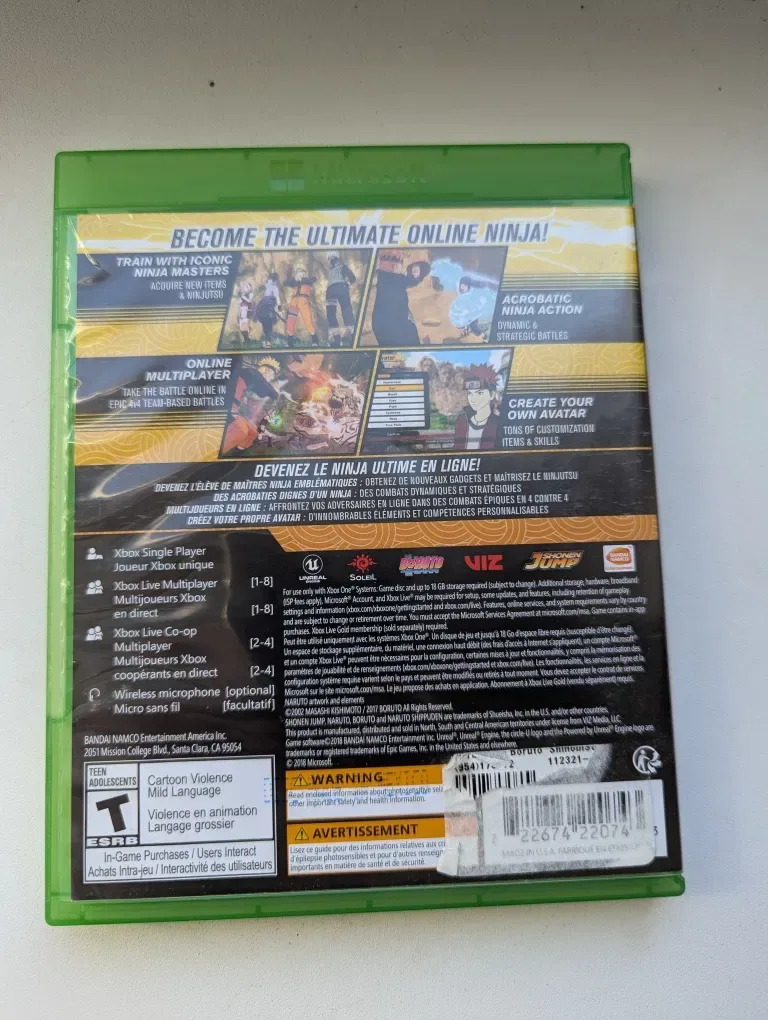Naruto to Boruto Shinobi Striker ігри игры диски на Xbox one series x s — фото 2