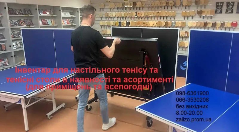 Настільний теніс Столи тенісні Теннисный стол Тенісний стіл Пін-понг — фото 6