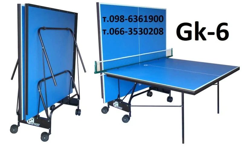 Настольный теннис. Столы теннисные Compact Premium. Тенісний стіл GSI — фото 7