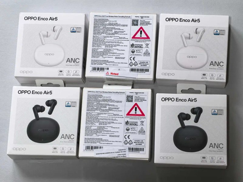 Наушники Oppo Enco Air5 (White; Black) — фото 5