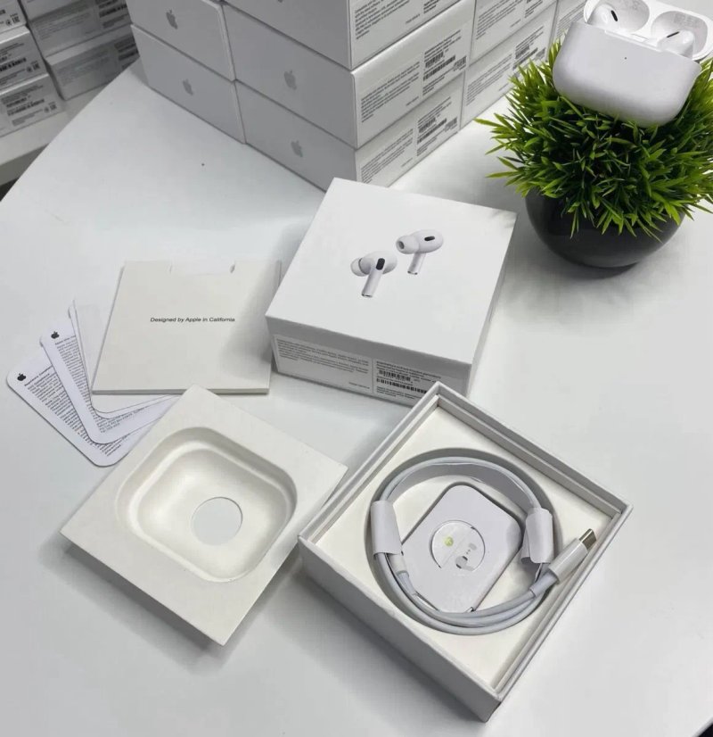 Навушники АирПодс  Pro 2  Wireless Charging Case+ чохол у подарунок — фото 2