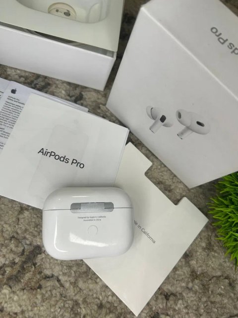 Навушники AIRPODS PRO2 (1:1 до оригіналу) + БЕЗКОШТОВНИЙ чохол в подарунок