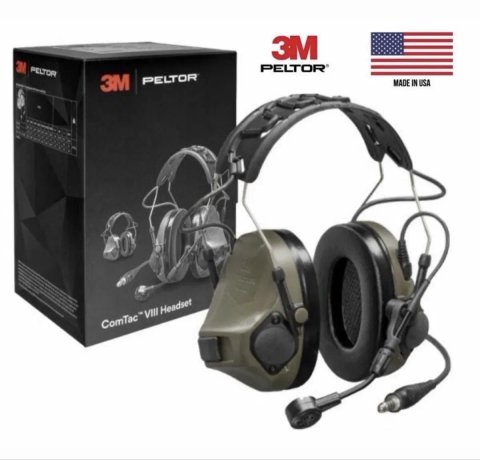 Навушники активні 3M PELTOR ComTac™ VIII NATO з гарнітурою під шолом‼️