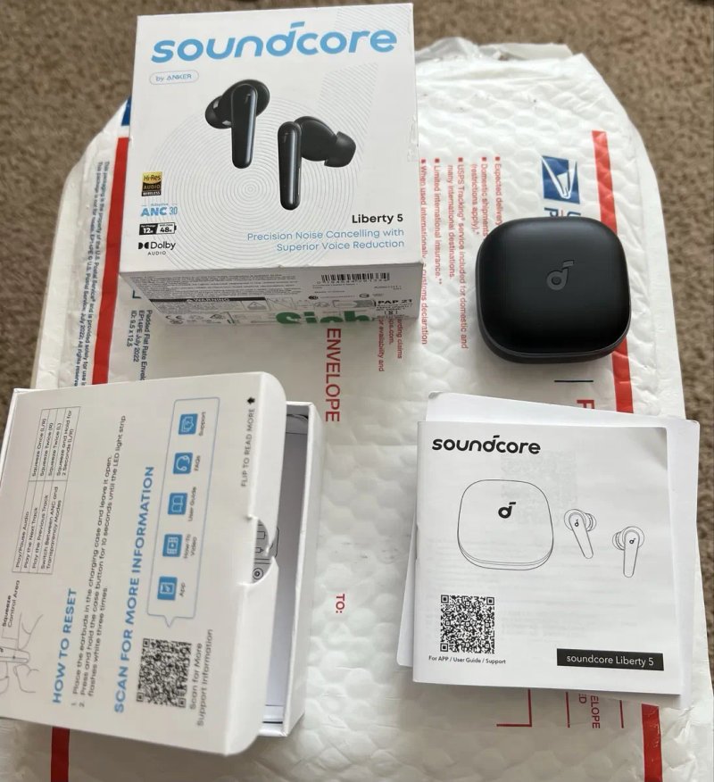Навушники Anker Soundcore Liberty 5 стан гарний 9/10 — фото 3