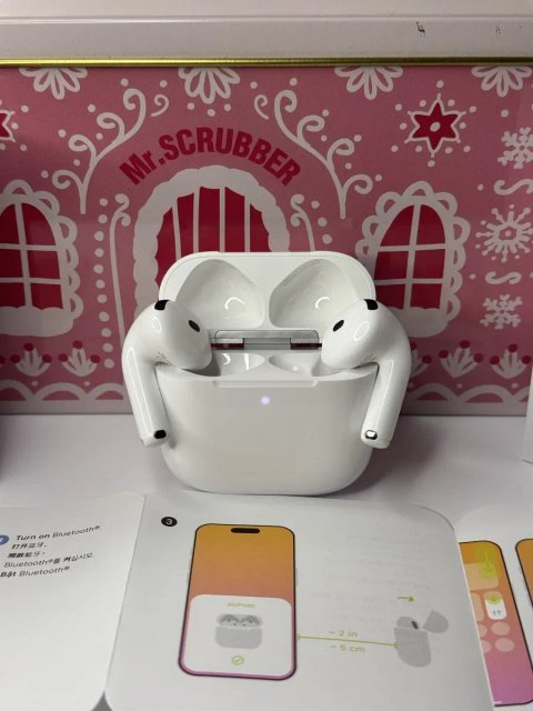 Навушники Apple AirPods 4 (Шумозаглушення, режим прозорості, бездротова зарядка)