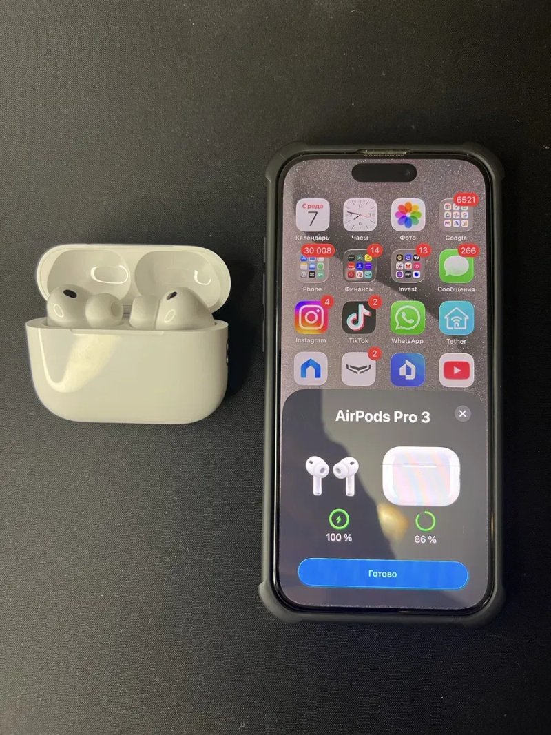 Навушники Apple AirPods Pro 3 Generation — фото 8