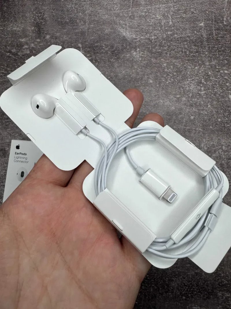 Навушники EarPods Lightning Original 100% Наушники — фото 6
