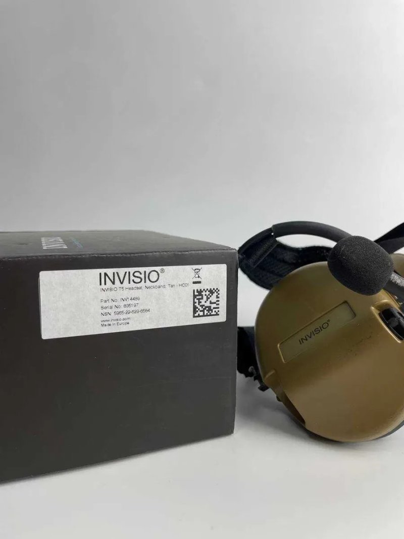 Навушники Invisio T5 Tactical Communication Headset, SingleComm, 41619 — фото 3
