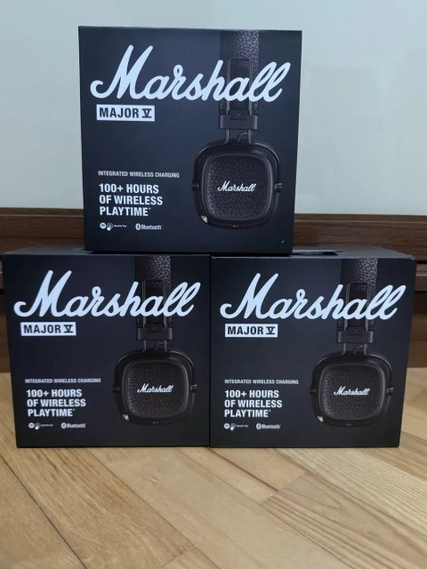 Навушники Marshall Major 5 Brown/Black Запаковані