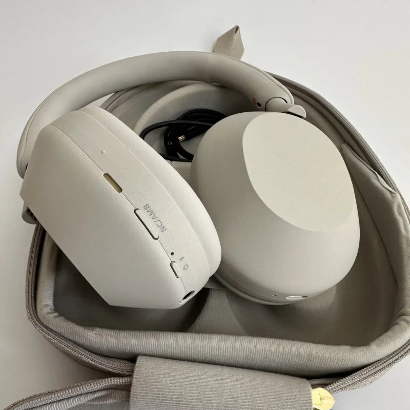 Навушники Sony WH-1000XM5/S стан нових оригінал (White) — фото 5