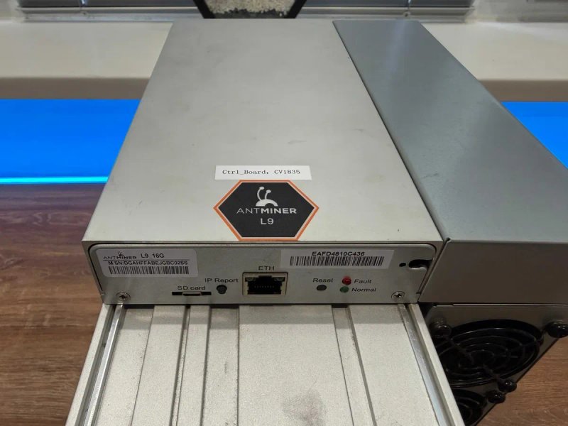 Наявність! Asic Antminer L9 Hydro 16 Gh на водоблоках + Гарантія, асік, майнер — фото 3