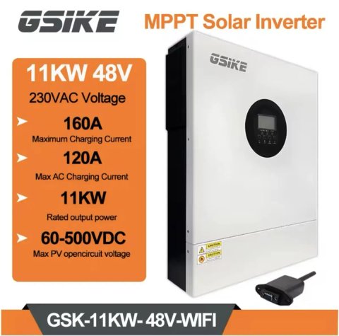 Наявність! Гібридний інвертор 11kw паралельний Gsike (Anenji / Easun)