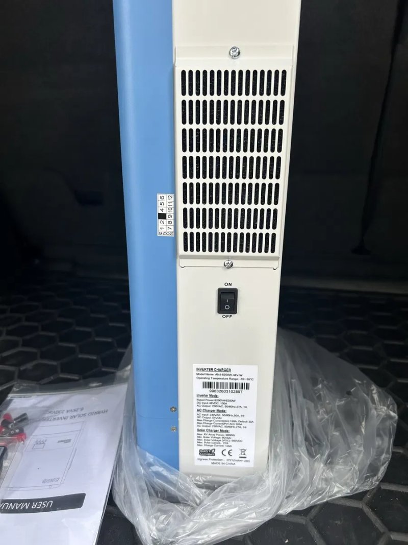 Наявність‼️‼️‼️Гібридний сонячний інвертор Anenji 6.2kW 48V Wi-Fi — фото 4