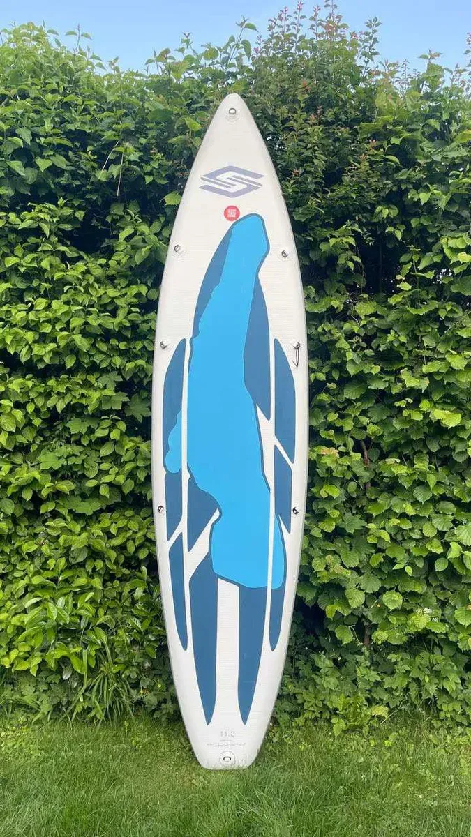 НАЙЛЕГША Сап дошка у світі 5.9кг Smartkat SUP борд board доска Stand Up Paddle каяк байдарка надувна AQUA MARINA MONSTER AQUAMARINA Red Paddle Compact — фото 2