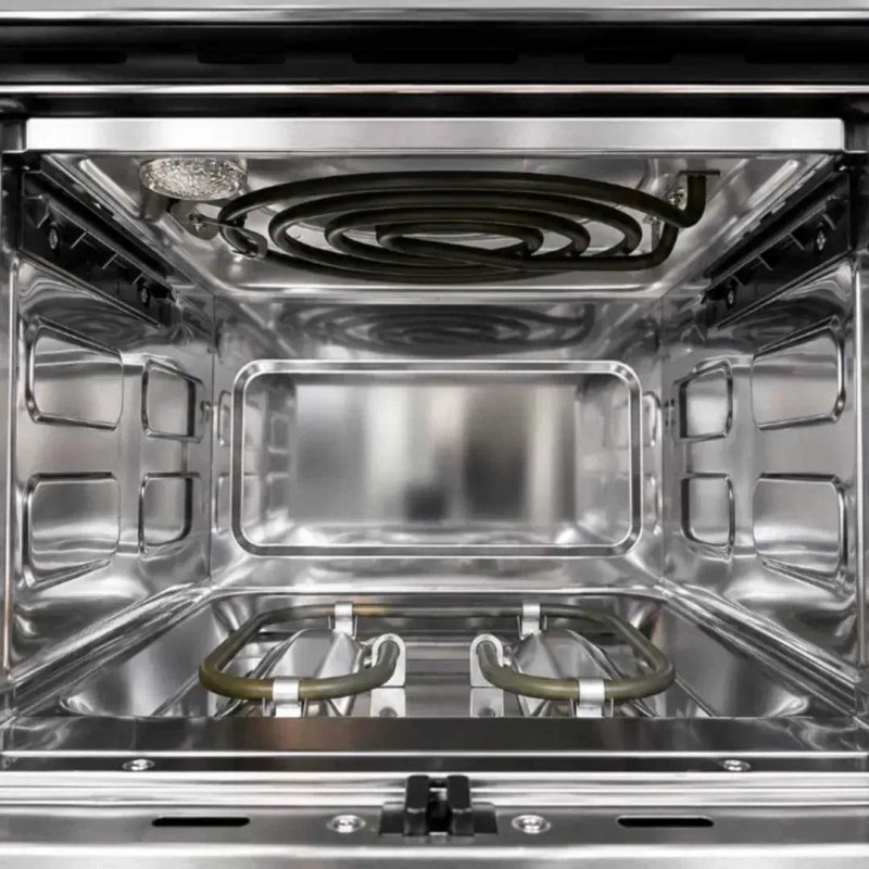 НЕМЕЦКАЯ Аэро фритюрница аэро гриль Мультипечь Silver Max Pro-3 из нержавеющей стали 13 литров 2200Вт на 2 тена Zepline ZP-00355 — фото 6